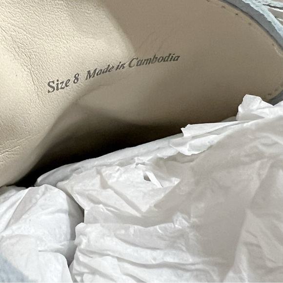 New Anthropologie Dolce Vita Dream Bead Sneakers Blue Multi Burlap - Picture 13 of 16